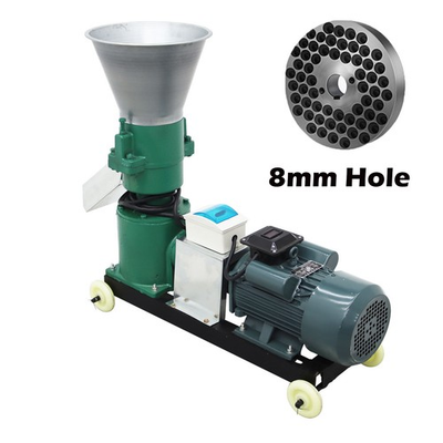 #ad #ad 8mm Discs Animal Pellet Feed Mill Grinder Maker Machine with 2 Head Rollers 220V $1199.00