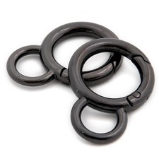 Ring Clip for Purse Strap, 10 PCS Trigger Gate Ring Keyring Buckle Clasps for...