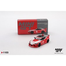 Mini GT - LB★FUNZIONANTE TOYOTA GR Supra Rosso/Bianco - MGT01103 (LHD)