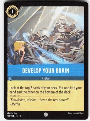 Develop Your Brain 161/204 Common The First Chapter Lorcana NM/M