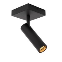 Deckenspot Aluminium Schwarz Wohnzimmer GU10 B:10 Cm Deckenstrahler Schlafzimmer