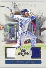 2017 Panini Diamond Kings - Dk Materials Anthony Alford #DKM-AA (MEM)