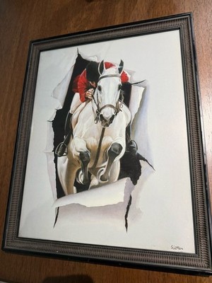 1990 Olympic Silver Medalist Greg Best  Horse Frame