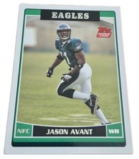 2006 Topps #366 Jason Avant Rookie Philadelphia Eagles Football Card (E5. rookie card picture