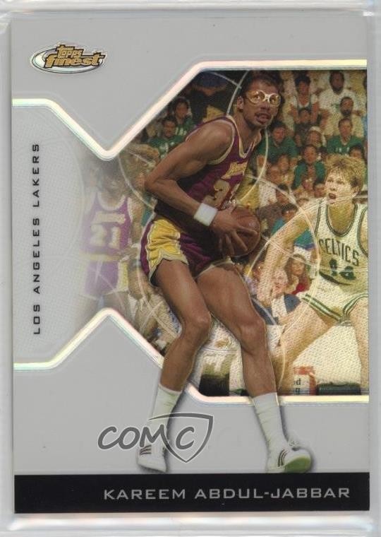 2004-05 Topps Finest Refractor 236/249 Kareem Abdul-Jabbar #140 HOF 0hr4