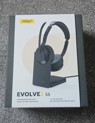 Jabra Evolve2 55 - Link380c MS Stereo (inkl. Ständer) - 25599-999-889