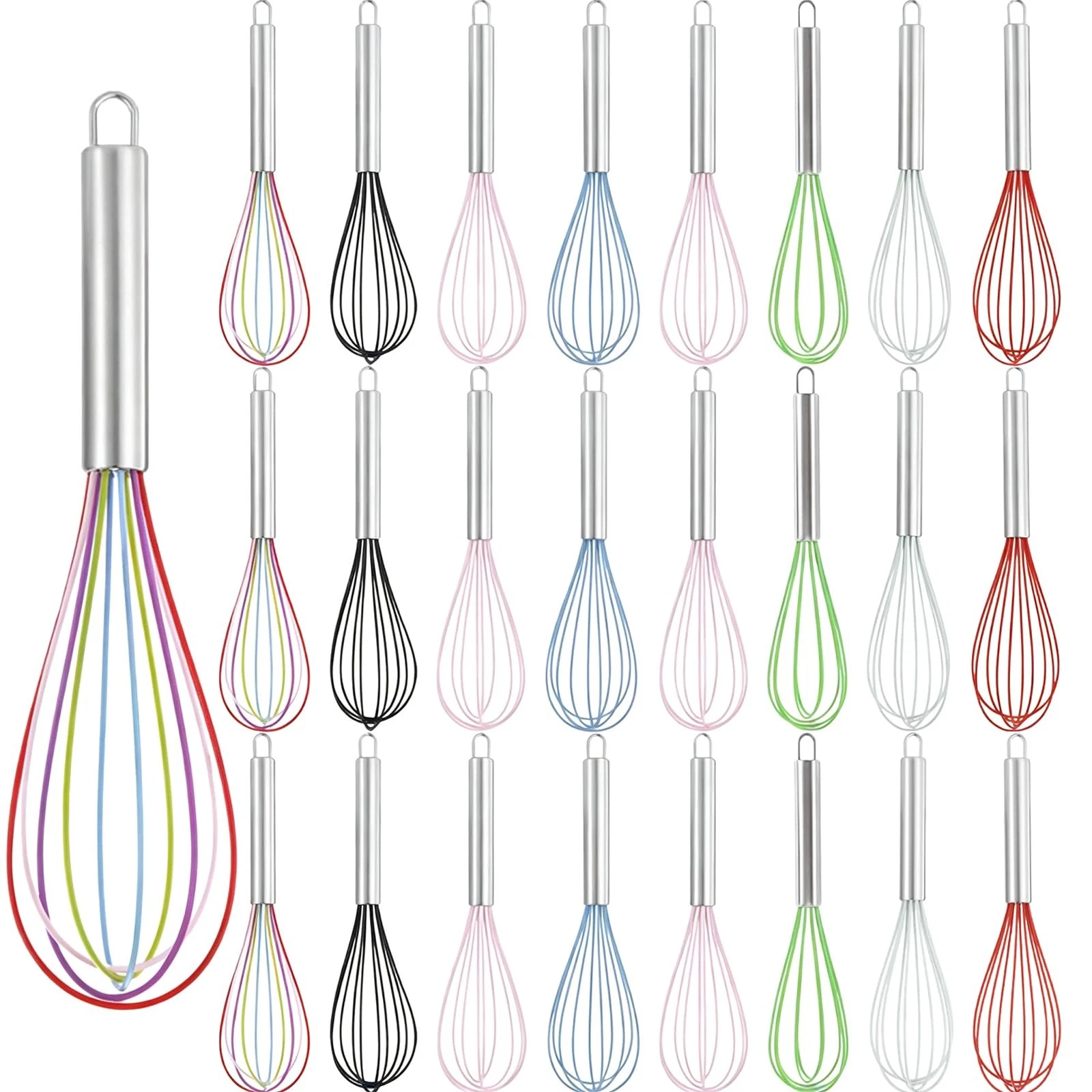 10 Inch Whisk, Whisks for Cooking, Stainless Steel Egg Beater, Grip Good Grip...
Opens in a new wind