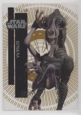 2015 Topps Star Wars High Tek Form 2 Gold Rainbow 20/50 Sebulba #89 07qw