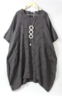 Moonshine linen dress balloon dress size 50 52 54 lagenlook size 5 black pockets