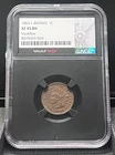 Indian Head Cent 1864 L Bronze 1C XF 45 BN Vault Box Remix 8478363-024 One Cent