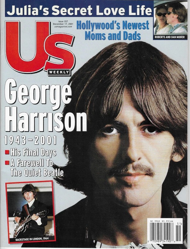 George Harrison His Final Days US Magazine Dec 17 2001 Julia Roberts Beatles