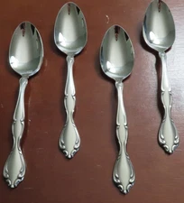 Oneida CANTATA Set of 4 Teaspoons Community Stainless Flatware  Lot E