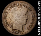 1902-S Barber Dime- Silver- Semi Key Better Date No Reserve #J823