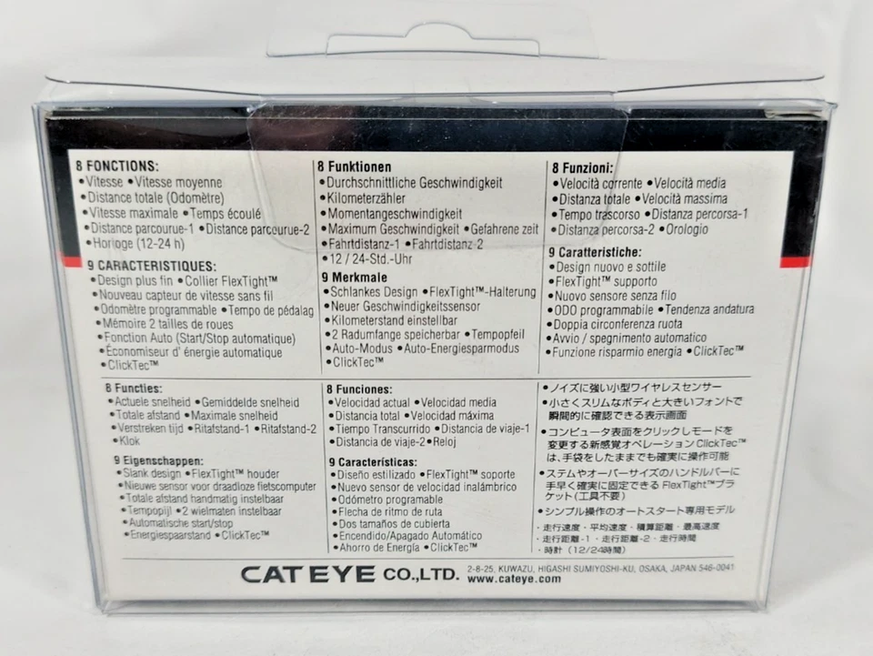 Cateye Strada Slim CC-RD300W Wireless Bike Computer New - Image 3 of 4