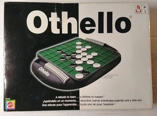 Vintage 2002 Mattel "Othello" Fast Strategy Board Game 2002