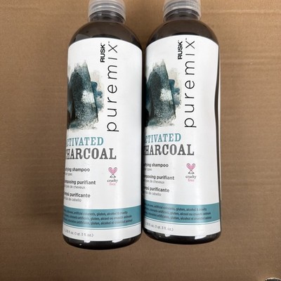 RUSK Activated Charcoal Purifying Shampoo/Conditioner Set 35 fl oz Each MSRP $76