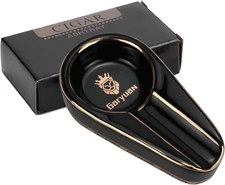 Cigar Ashtray Patio Single Ceramic Outdoor Ash Tray Cigars Portable Porcelain