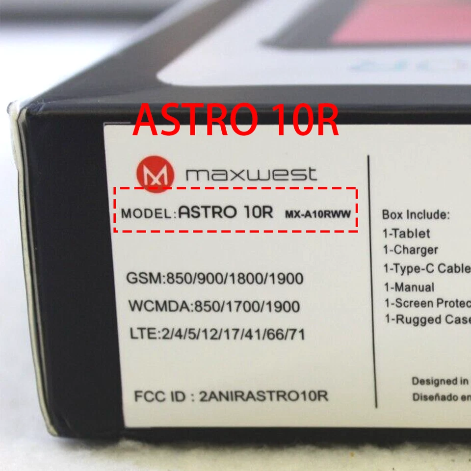 Digitizer Touch Screen Panel Glass For Maxwest ASTRO 10R MX-A10R1WW 10.1" Tablet - Image 3 of 4