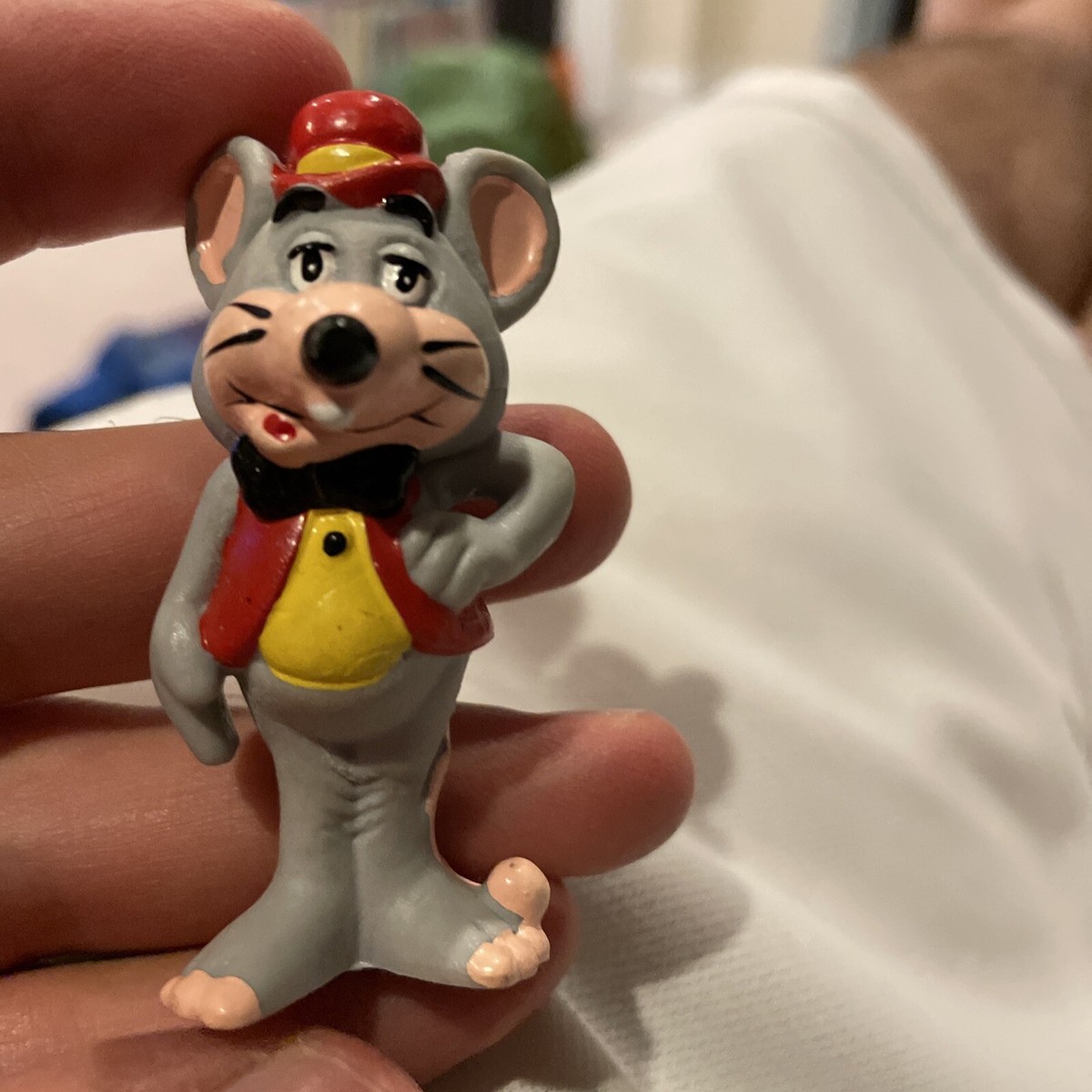Vintage 1985 Chuck E Cheese PVC Figure Showbiz Pizza Promo