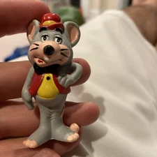 Vintage 1985 Chuck E Cheese PVC Figure Showbiz Pizza Promo 2.5"