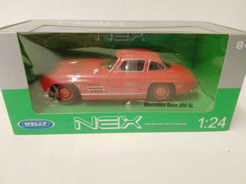 WELLY Mercedes Benz 300 Sl Rouge 1954 1/24 - Photo 1/2