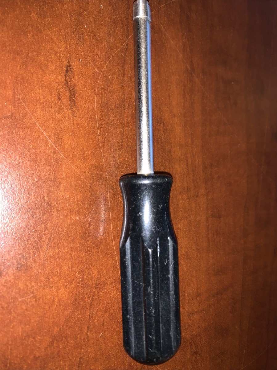 VINTAGE XCELITE No.6 HOLLOW-SHANK NUTDRIVER 3/16 inch HEX MADE IN