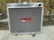 4 Row 62mm For 1967-1969 Ford Fairlane 1963-1969 Ford Mustang Aluminum Radiator
