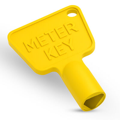 Utility Service Key Utility Cabinet Key Yellow Triangle Gas Meter Key - Utility Service Key ...