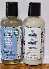Travel Size Love Beauty  Planet Coconut Water Mimosa Shqmpoo  Conditioner NEW