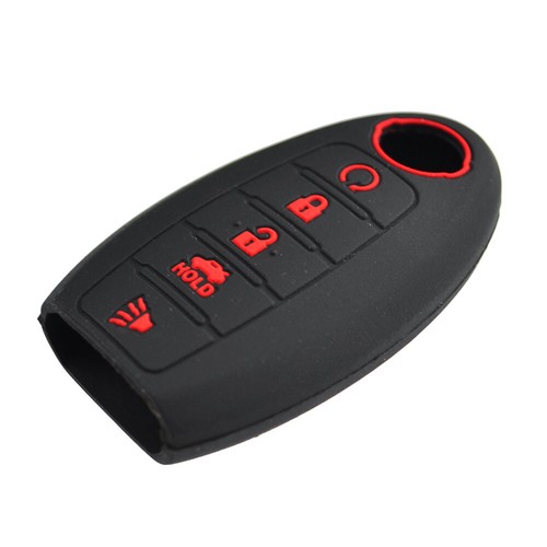 2Pcs Silicone Remote Key Fob Cover Case For Nissan Altima Sentra Rogue 5 Button - Bild 4 von 6