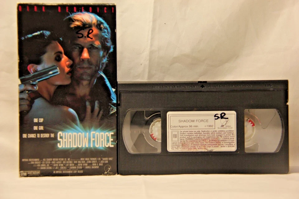 Shadow Force 1992 VHS Tape One Cop One Girl One Chance To Destroy the Shadow - Image 3 of 4