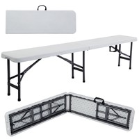 Goplus 6' Portable Plastic In/outdoor Picnic Party Camping Dining Folding Bench on sale Goplus 6' Portable Plastic In/outdoor Picnic Party Camping Dining Folding Bench on sale