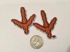 VT VIRGINIA TECH VINTAGE EMBROIDERED IRON ON PATCH 3.25” X 2.25”
