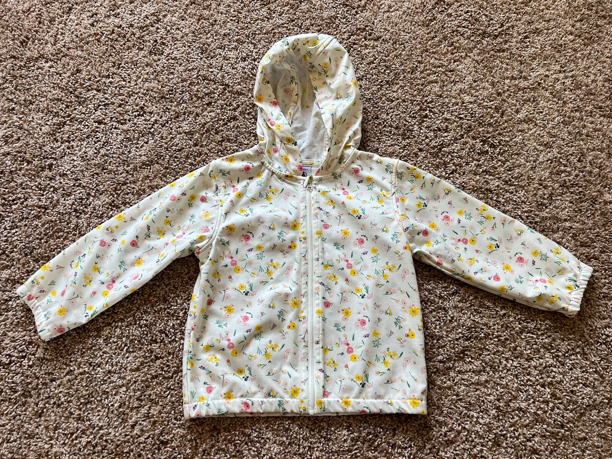 Petit Bateau Toddler Girl Floral Spring Jacket Size 36 Months | eBay