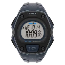 Timex TW5M48400, Men's "Ironman" 30-Lap Resin Watch, Alarm, Indiglo, Chronograph