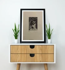 Pablo Picasso, Original Hand-signed Lithograph with COA & Appraisal of $3,500