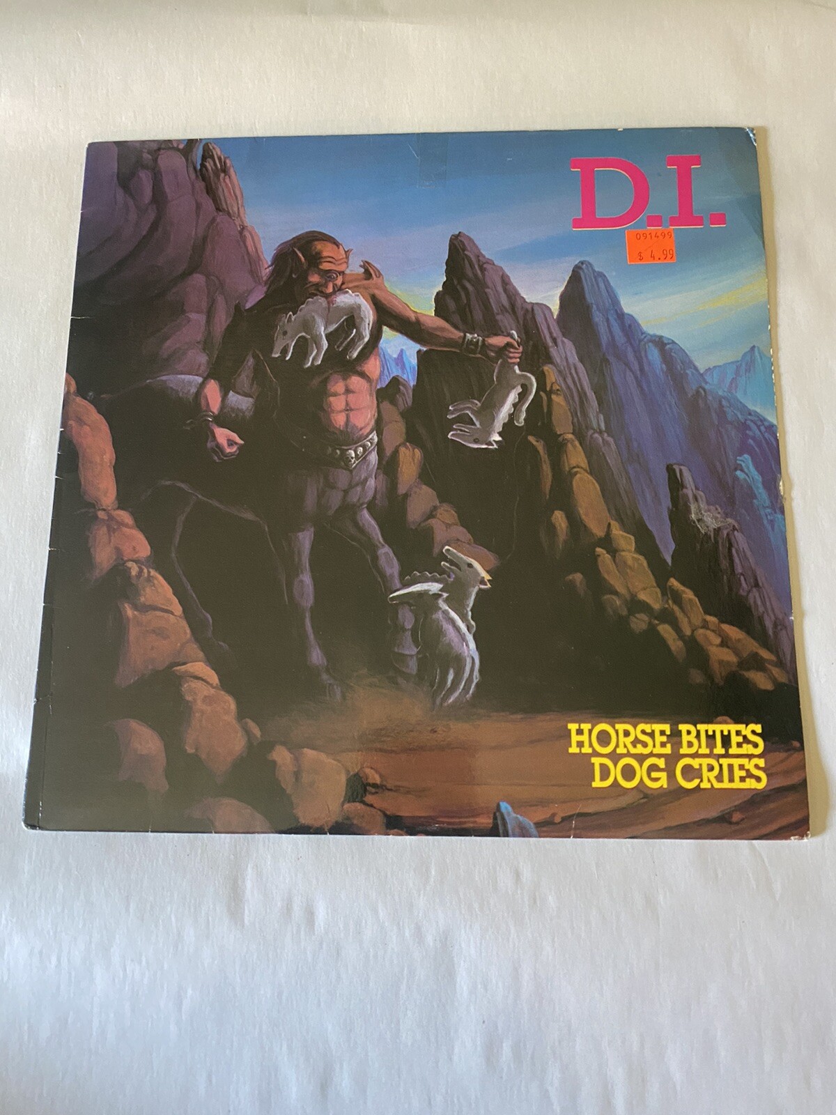 D.i. Horse Bites Dog Cries LP Vinyl 1989 Press XXX Records Hardcore