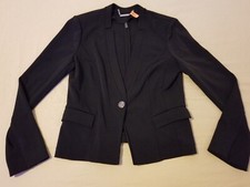 Womens White House Black Market Jacket Blazer 10 Black