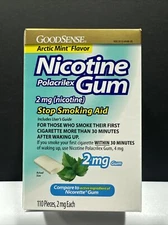GoodSense Nicotine Gum 2mg Arctic Mint 110 Pieces *Exp.09/25 💥Like Nicorette