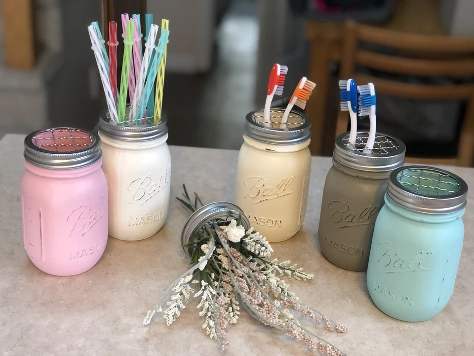 dispensador de jabón tarro de albañil Foto 3 de 4