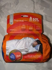 New SOL Survive Outdoors Longer Thermal Emergency Bivvy Camping Skiing 34” x 84"
