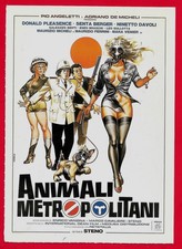 MINI LOCANDINA CIAK - ANIMALI METROPOLITANI - STENO