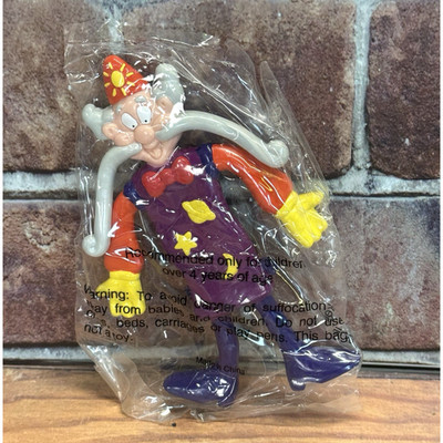 Vintage Fruit Roll Up ROLLUPO THE WIZARD biegsame Werbefigur 1991 NEU