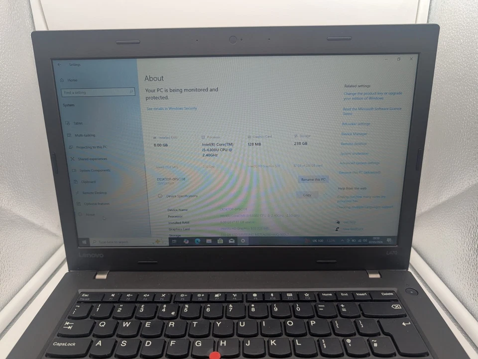 Lenovo ThinkPad L470 · i5-6300U · 8GB · 256GB, photo 3 of 5