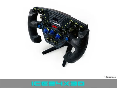 ICE24X3D Wheel Stand für Fanatec QR2 – Tischhalter & Wandhalterung fürs Sim Racing