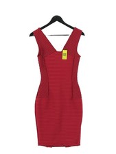 French Connection Bodycon Midi Dress UK6 in Red