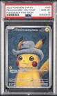 2023 POKEMON SVP POKEMON X VAN GOGH #085 PIKACHU WITH GREY FELT HAT PSA 10