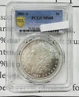 1881-S Morgan Silver Dollar PCGS MS68 $1 Uncirculated $1