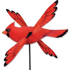 Cardinal Whirligig Wind Spinner 17"