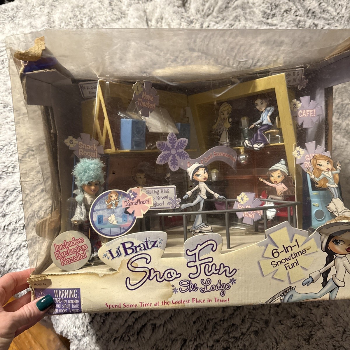 MGA Lil Bratz Sno Fun Ski Lodge NEW 2004 VTG | eBay
